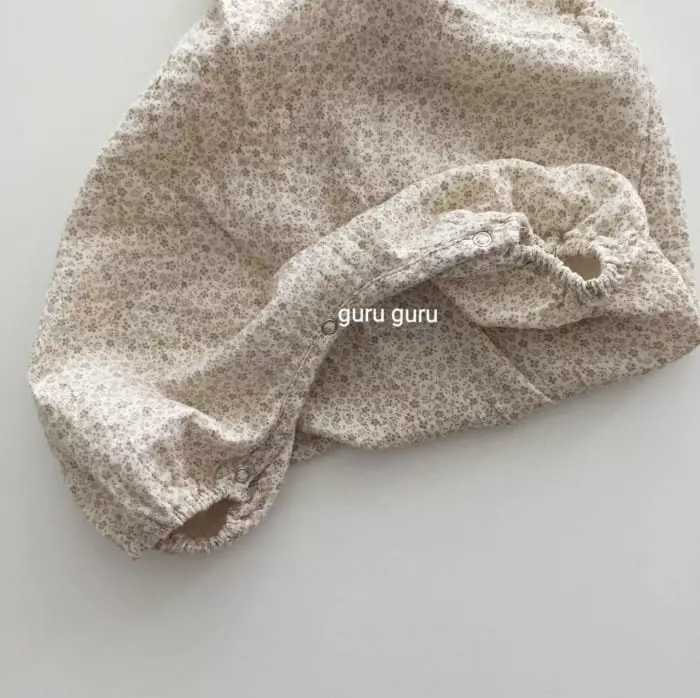 Guru Guru - Korean Baby Fashion - #babylifestyle - Small Flower Bodysuit - 7