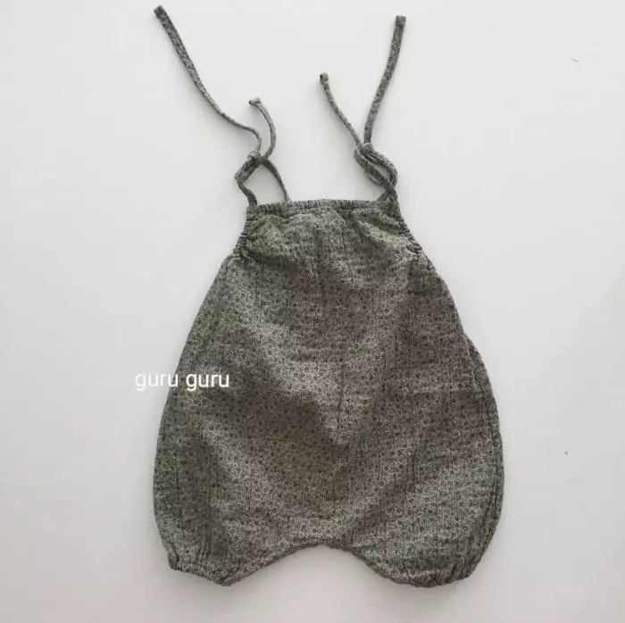 Guru Guru - Korean Baby Fashion - #babyoutfit - Small Flower Bodysuit - 10