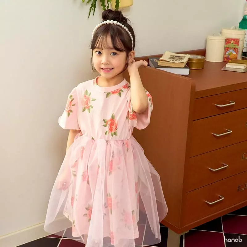 Hanab - Korean Children Fashion - #childofig - Rose One-piece - 2
