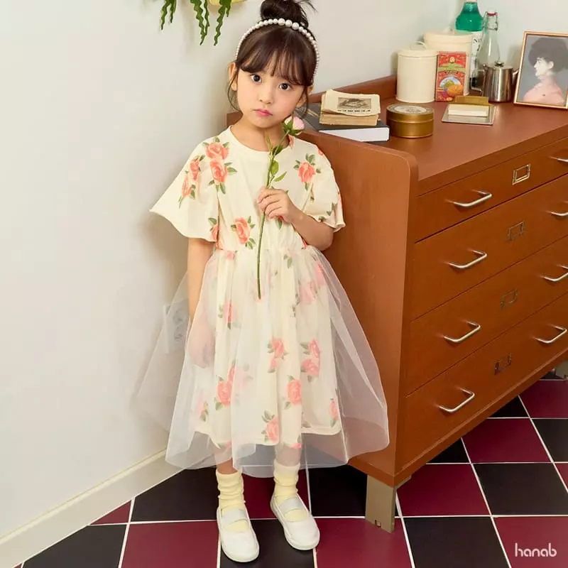 Hanab - Korean Children Fashion - #childofig - Rose One-piece - 3