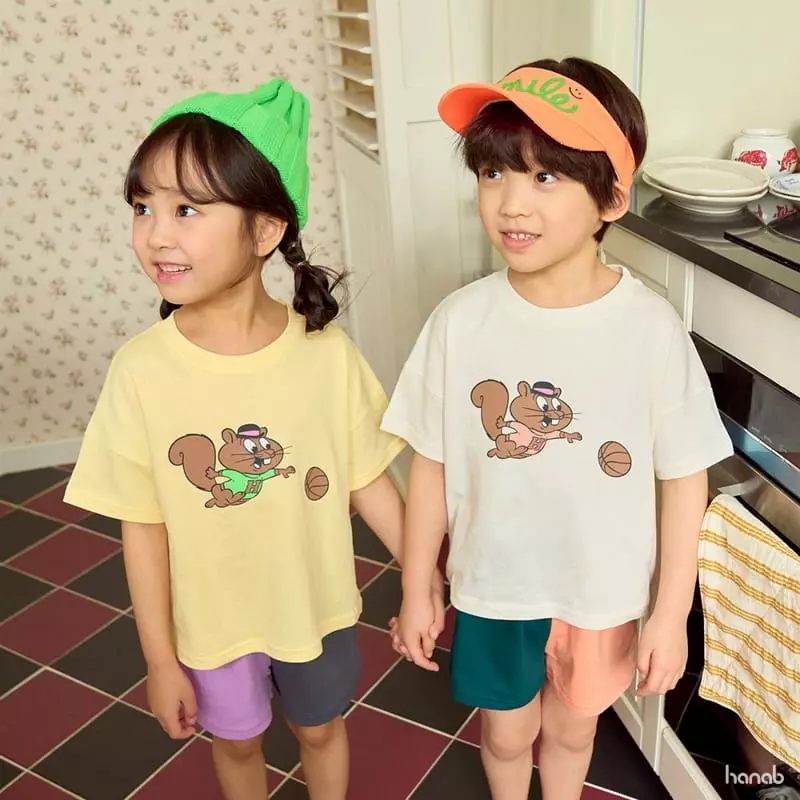 Hanab - Korean Children Fashion - #childofig - Squirrel Top Bottom Set - 12