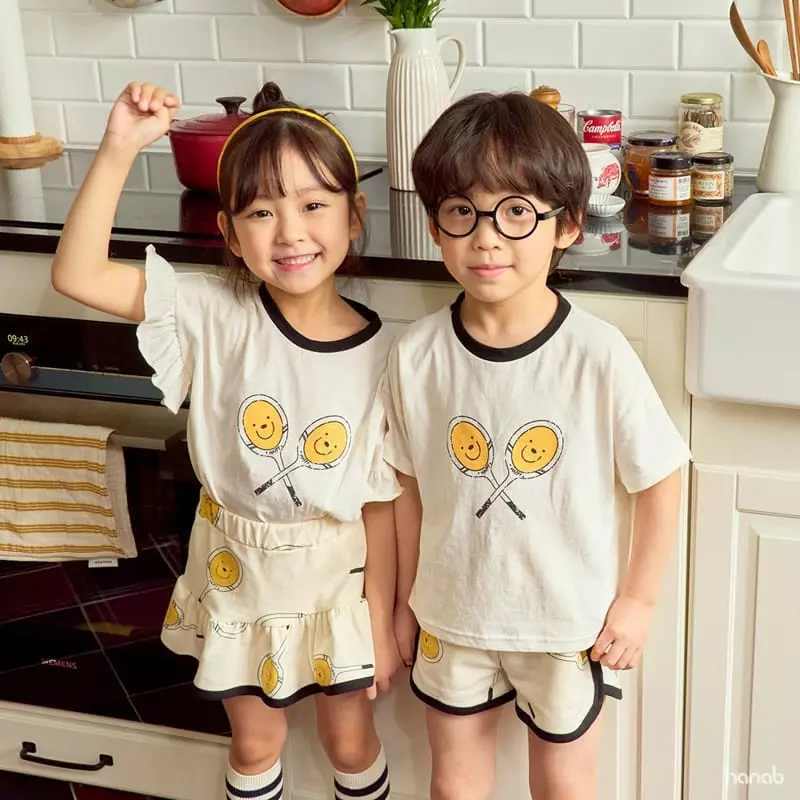 Hanab - Korean Children Fashion - #childrensboutique - Tennis Top Bottom Set - 6