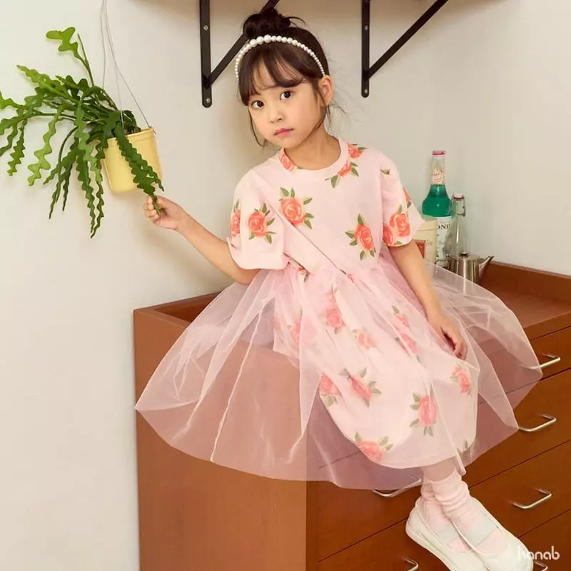 Hanab - Korean Children Fashion - #childofig - Rose One-piece - 4