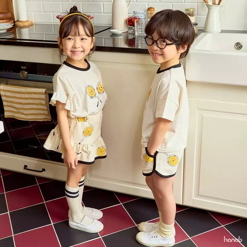 Hanab - Korean Children Fashion - #designkidswear - Tennis Top Bottom Set - 7