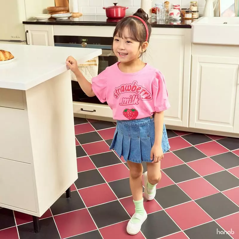 Hanab - Korean Children Fashion - #designkidswear - Strawberry Tee - 3