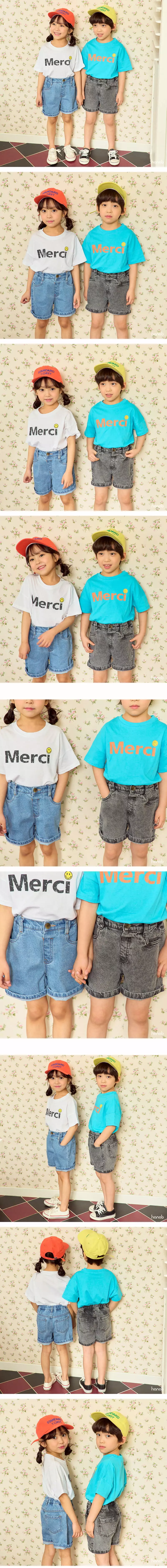 Hanab - Korean Children Fashion - #designkidswear - Denim Shorts