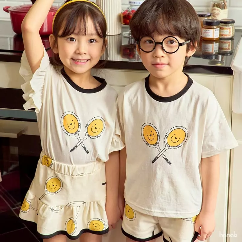 Hanab - Korean Children Fashion - #discoveringself - Tennis Top Bottom Set - 8