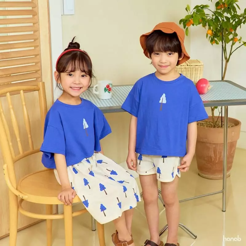 Hanab - Korean Children Fashion - #designkidswear - Tree Top Bottom Set - 4