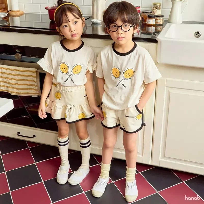 Hanab - Korean Children Fashion - #fashionkids - Tennis Top Bottom Set - 9