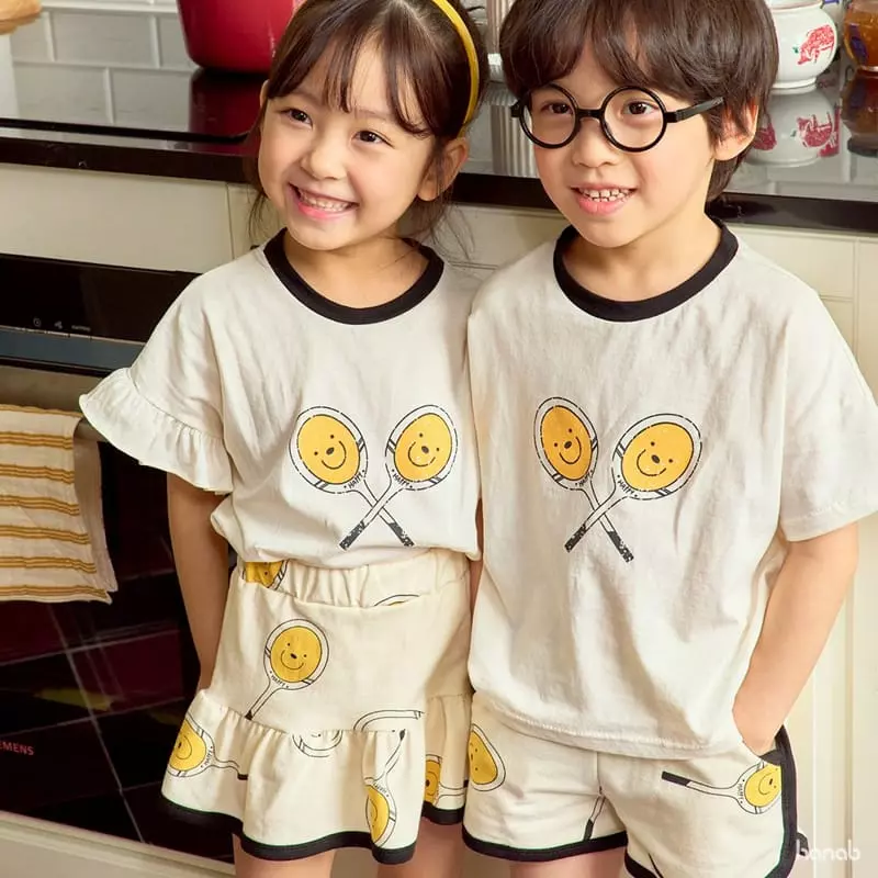 Hanab - Korean Children Fashion - #kidsshorts - Tennis Top Bottom Set - 10