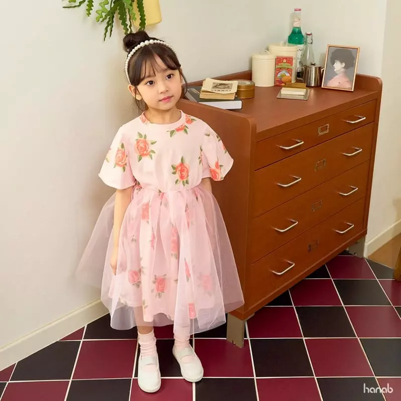 Hanab - Korean Children Fashion - #kidsshorts - Rose One-piece - 8