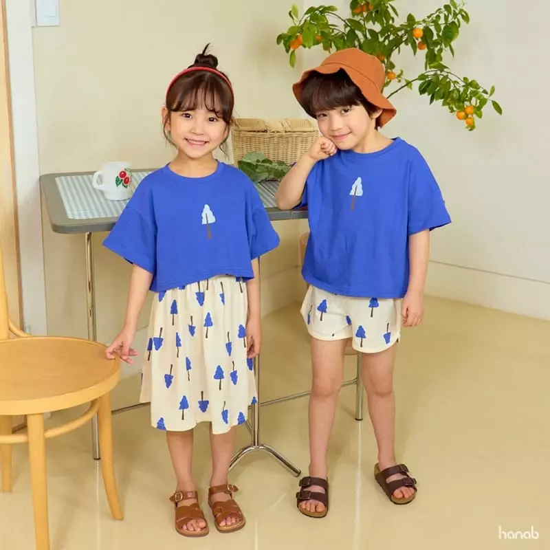 Hanab - Korean Children Fashion - #kidsshorts - Tree Top Bottom Set - 6