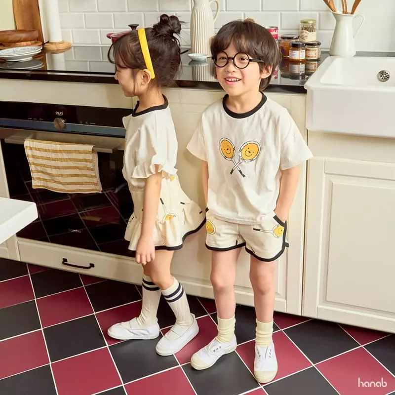 Hanab - Korean Children Fashion - #kidsstore - Tennis Top Bottom Set - 11