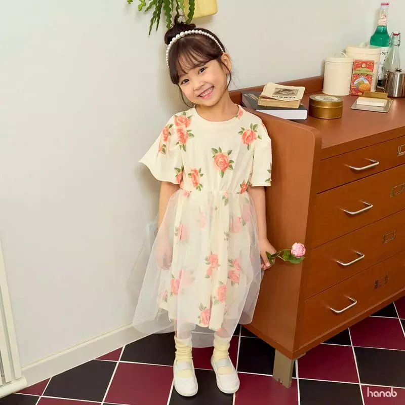 Hanab - Korean Children Fashion - #kidsstore - Rose One-piece - 9
