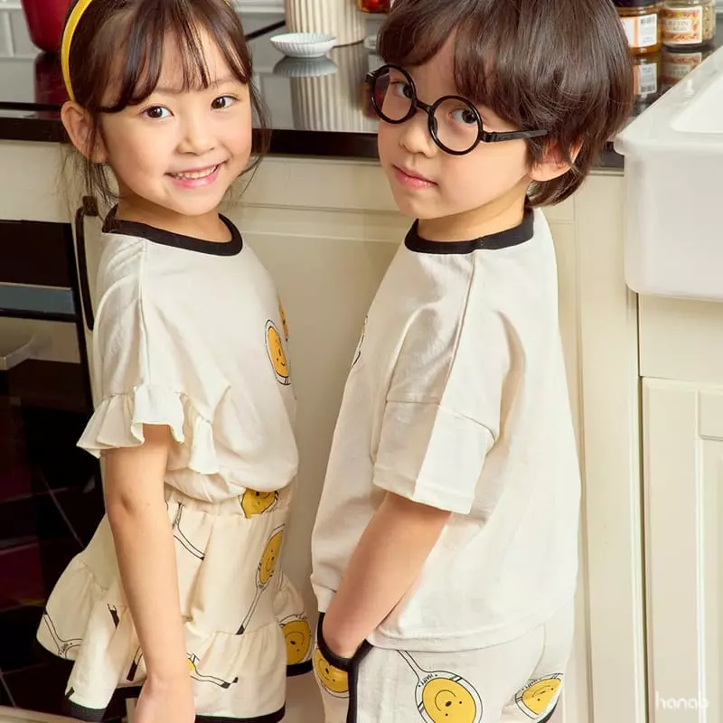 Hanab - Korean Children Fashion - #kidzfashiontrend - Tennis Top Bottom Set - 12