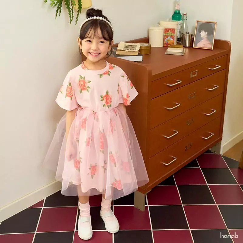 Hanab - Korean Children Fashion - #kidzfashiontrend - Rose One-piece - 10