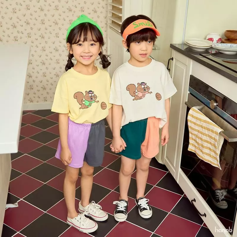 Hanab - Korean Children Fashion - #kidzfashiontrend - Squirrel Top Bottom Set - 3