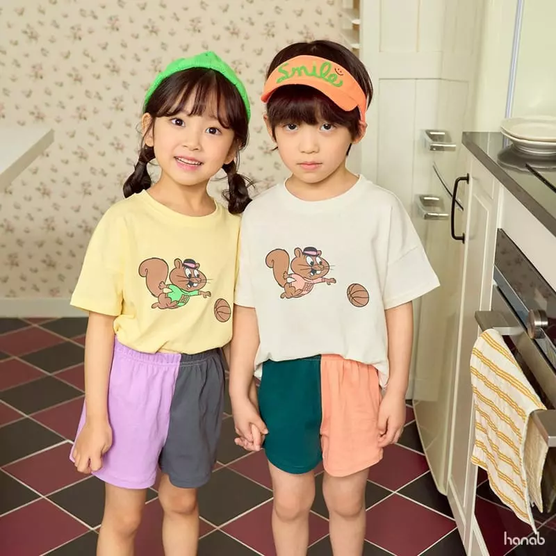 Hanab - Korean Children Fashion - #littlefashionista - Squirrel Top Bottom Set - 5