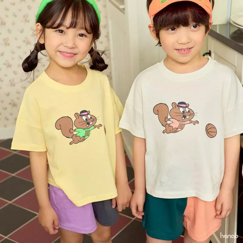 Hanab - Korean Children Fashion - #magicofchildhood - Squirrel Top Bottom Set - 6