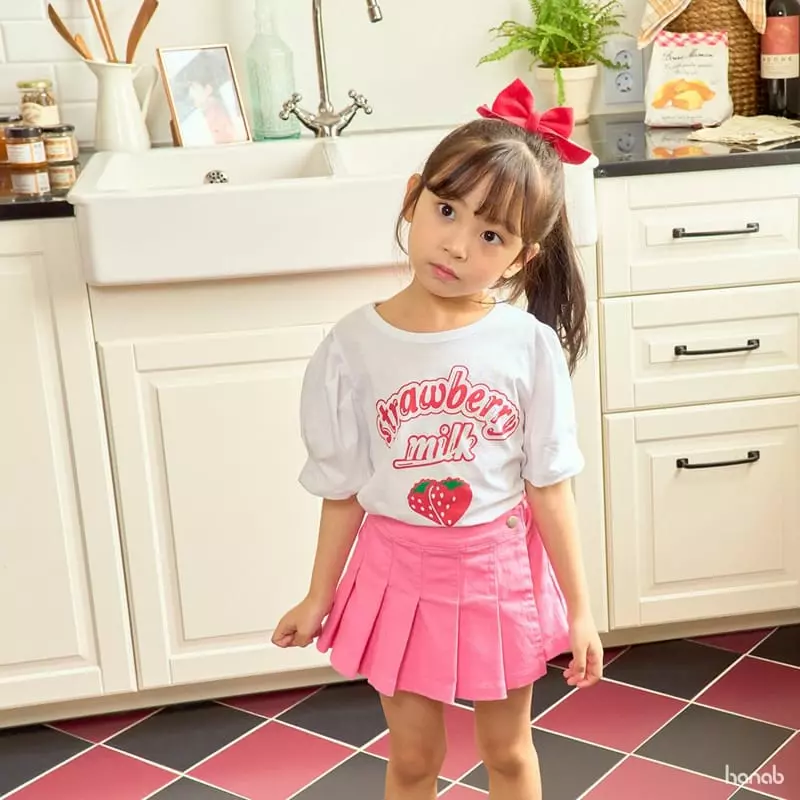 Hanab - Korean Children Fashion - #minifashionista - Strawberry Tee - 12