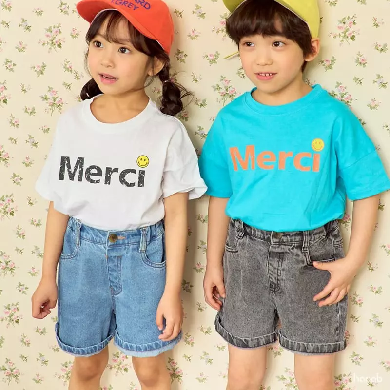 Hanab - Korean Children Fashion - #minifashionista - Merci Tee - 6