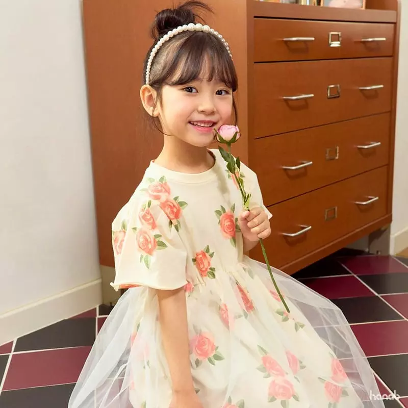 Hanab - Korean Children Fashion - #prettylittlegirls - Rose One-piece