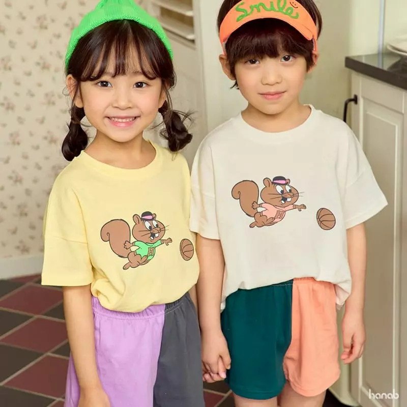 Hanab - Korean Children Fashion - #prettylittlegirls - Squirrel Top Bottom Set - 8