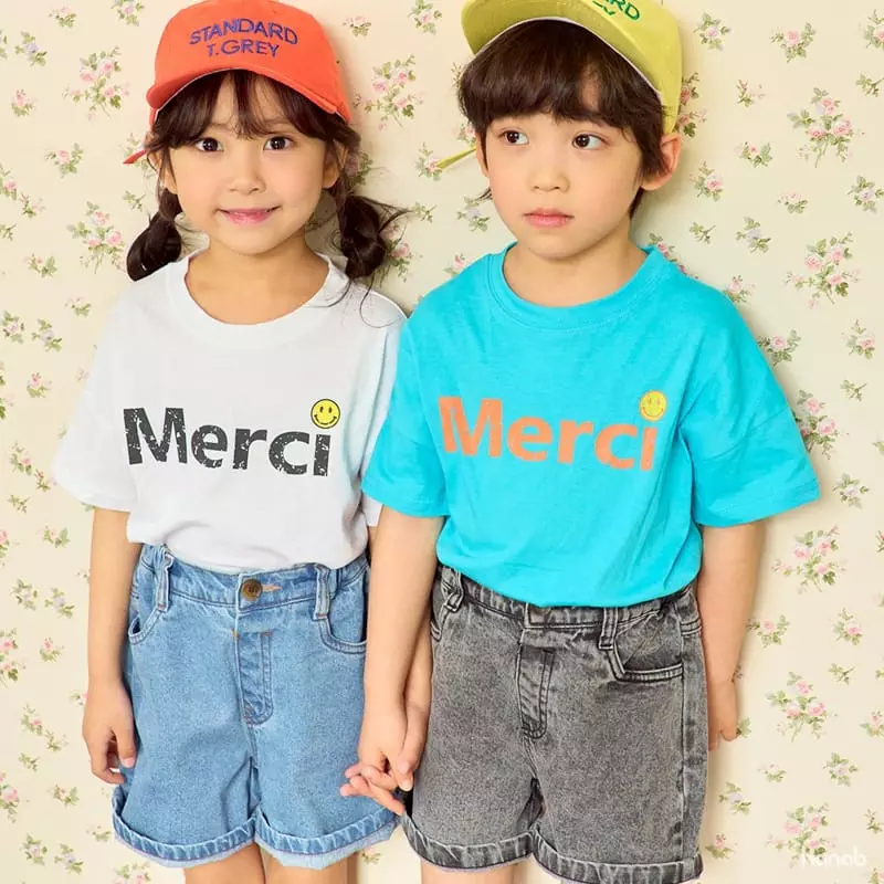 Hanab - Korean Children Fashion - #toddlerclothing - Merci Tee - 9