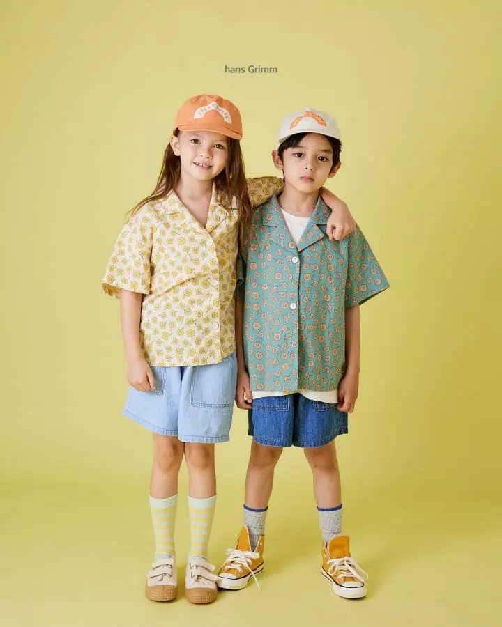 Hans Grimm - Korean Children Fashion - #childofig - Flower Shirt - 12