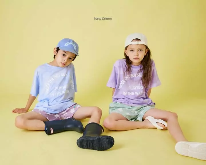 Hans Grimm - Korean Children Fashion - #discoveringself - Water Paint Tee - 6