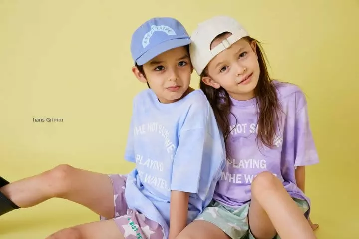Hans Grimm - Korean Children Fashion - #kidsshorts - Water Paint Tee - 8