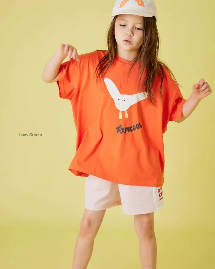 Hans Grimm - Korean Children Fashion - #kidsshorts - Seagull Tee - 4