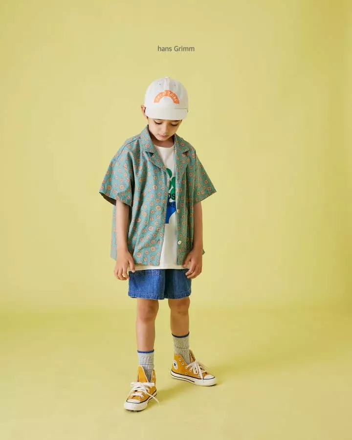 Hans Grimm - Korean Children Fashion - #kidsstore - Flower Shirt - 2