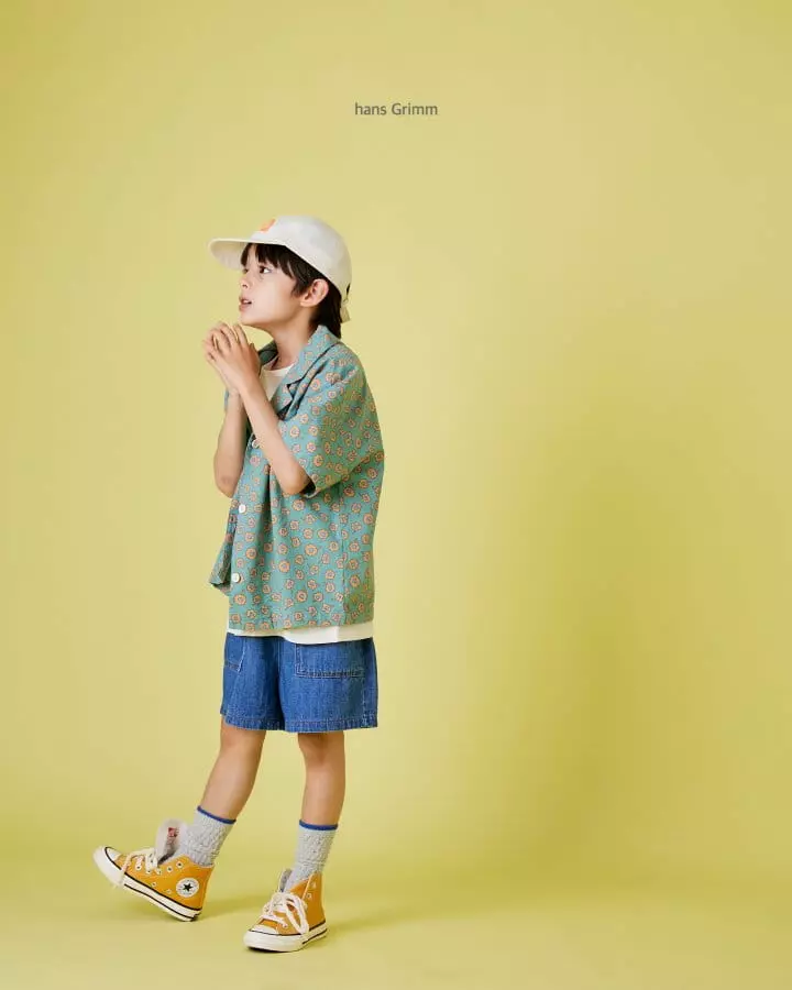 Hans Grimm - Korean Children Fashion - #kidzfashiontrend - Flower Shirt - 3