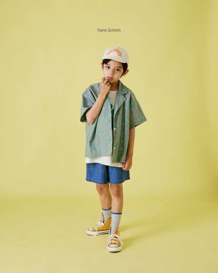 Hans Grimm - Korean Children Fashion - #littlefashionista - Flower Shirt - 5