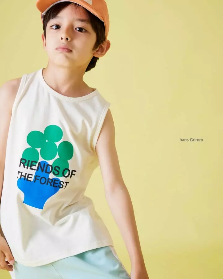 Hans Grimm - Korean Children Fashion - #magicofchildhood - Tree Sleeveless - 7