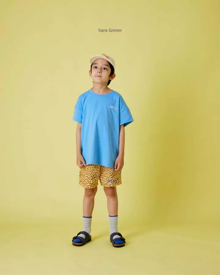 Hans Grimm - Korean Children Fashion - #prettylittlegirls - Sunset Tee