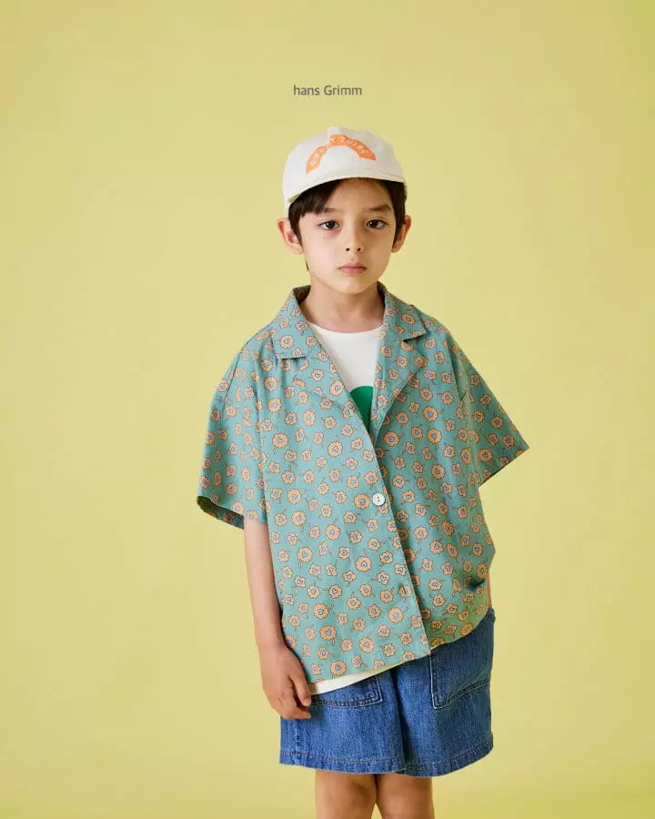 Hans Grimm - Korean Children Fashion - #prettylittlegirls - Flower Shirt - 8