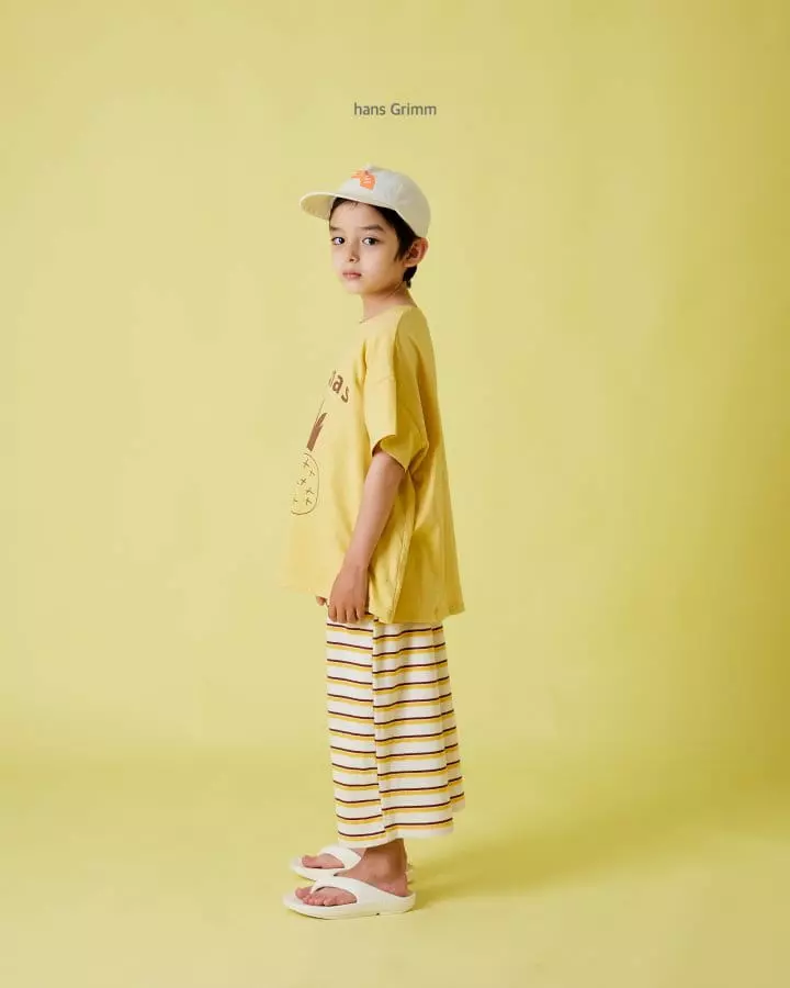 Hans Grimm - Korean Children Fashion - #stylishchildhood - Pineapple Tee - 3