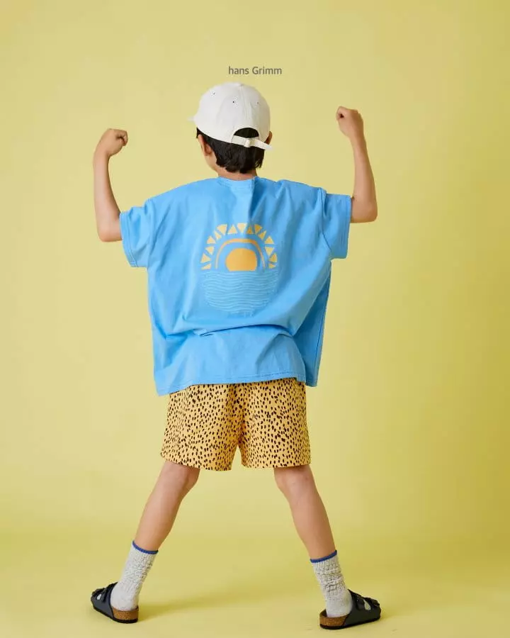 Hans Grimm - Korean Children Fashion - #todddlerfashion - Sunset Tee - 2