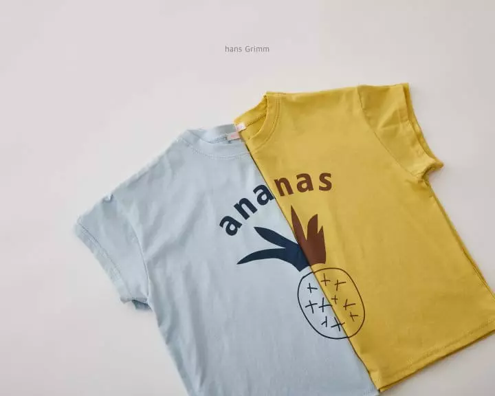 Hans Grimm - Korean Children Fashion - #todddlerfashion - Pineapple Tee