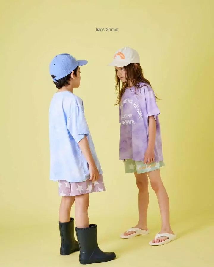Hans Grimm - Korean Children Fashion - #toddlerclothing - Water Paint Tee