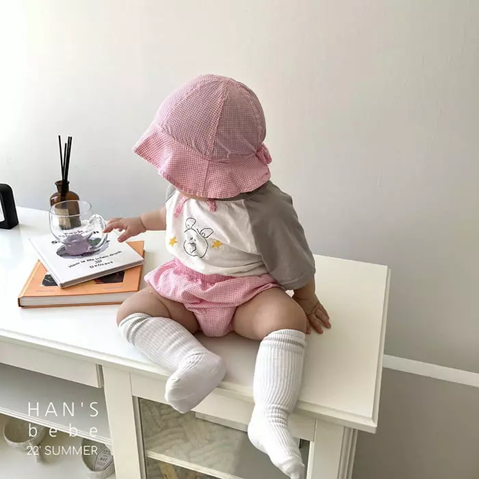 Han's - Korean Baby Fashion - #babyboutiqueclothing - Bebe Bucket Hat - 2