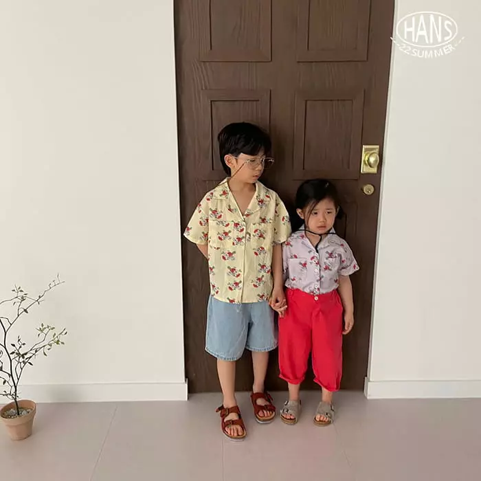 Han's - Korean Children Fashion - #Kfashion4kids - Rose Shirt - 3