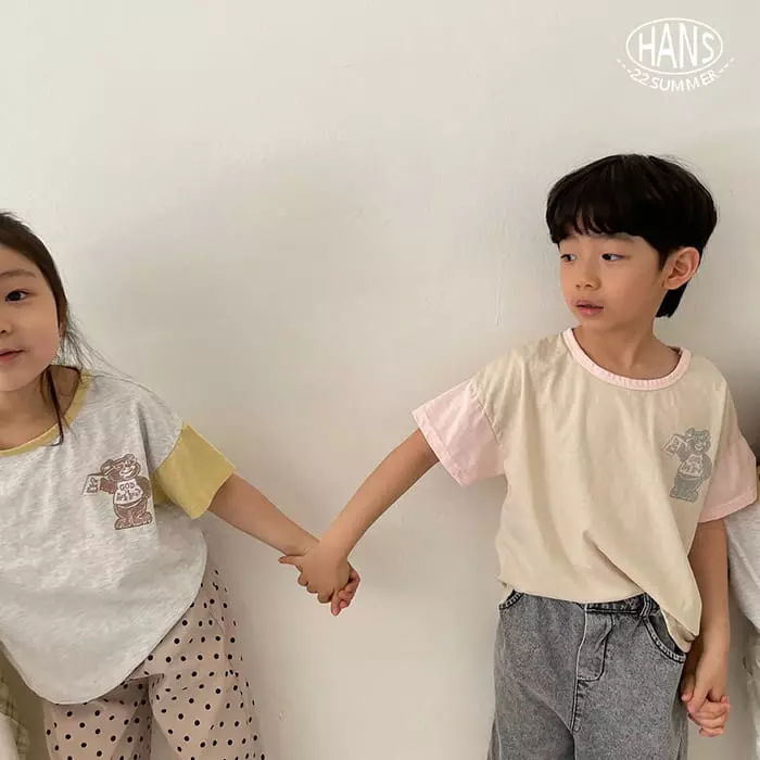 Han's - Korean Children Fashion - #Kfashion4kids - Bear Tee - 9