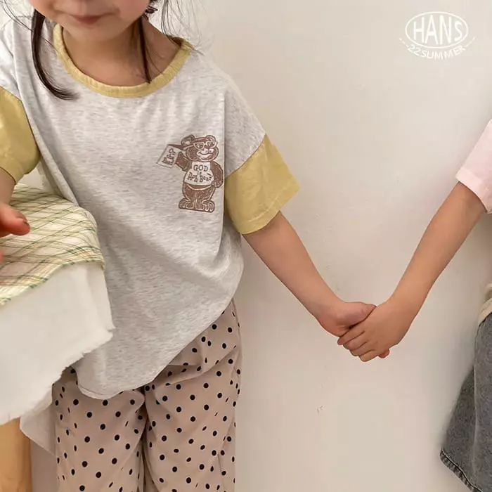 Han's - Korean Children Fashion - #designkidswear - Bear Tee - 4