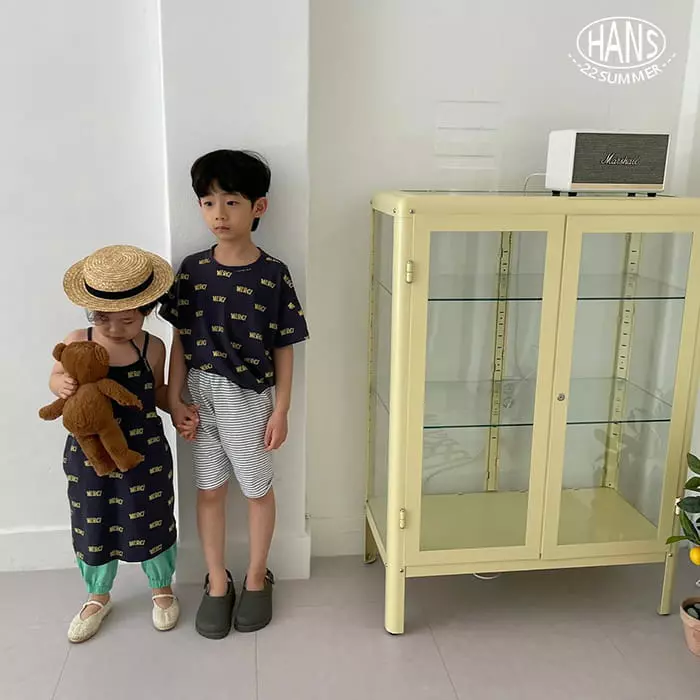 Han's - Korean Children Fashion - #kidsshorts - Merci Tee - 7