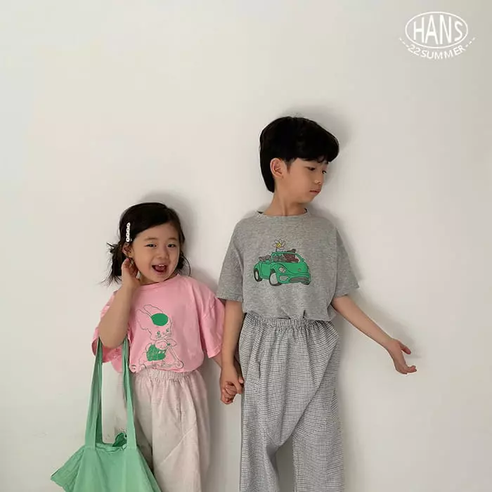 Han's - Korean Children Fashion - #kidsshorts - Rabbit Tee - 4