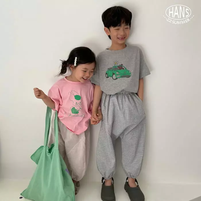 Han's - Korean Children Fashion - #kidsstore - Slit Pants - 5