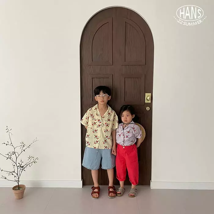 Han's - Korean Children Fashion - #kidsstore - Rose Shirt
